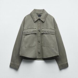 Zara Women's Olive Green Jacket